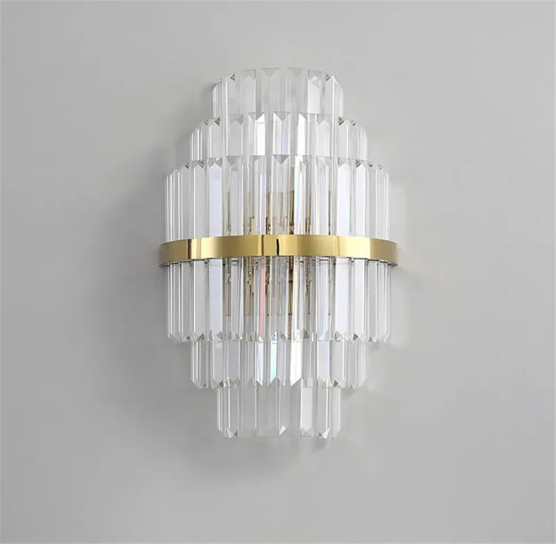 applique murale en cristal style européen moderne pour intérieur décoratif