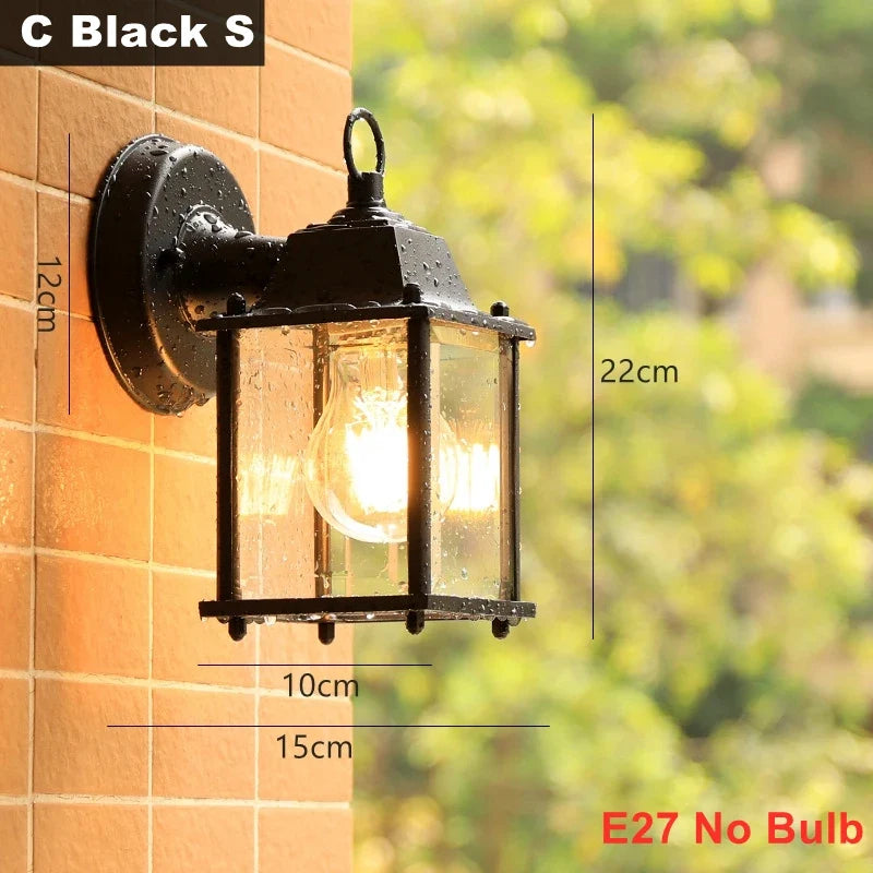 applique murale led rustique en fer vintage pour intérieur et extérieur