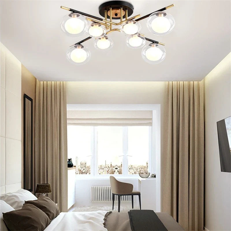 plafonniers nordiques simples luxe décoration maison luminaires suspendus
