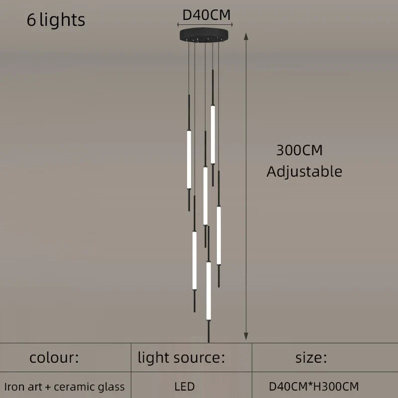 lustre moderne pour décoration d'intérieur élégant et épuré