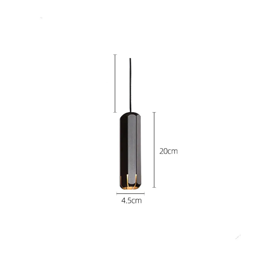 suspension moderne minimaliste en aluminium pour intérieur élégant