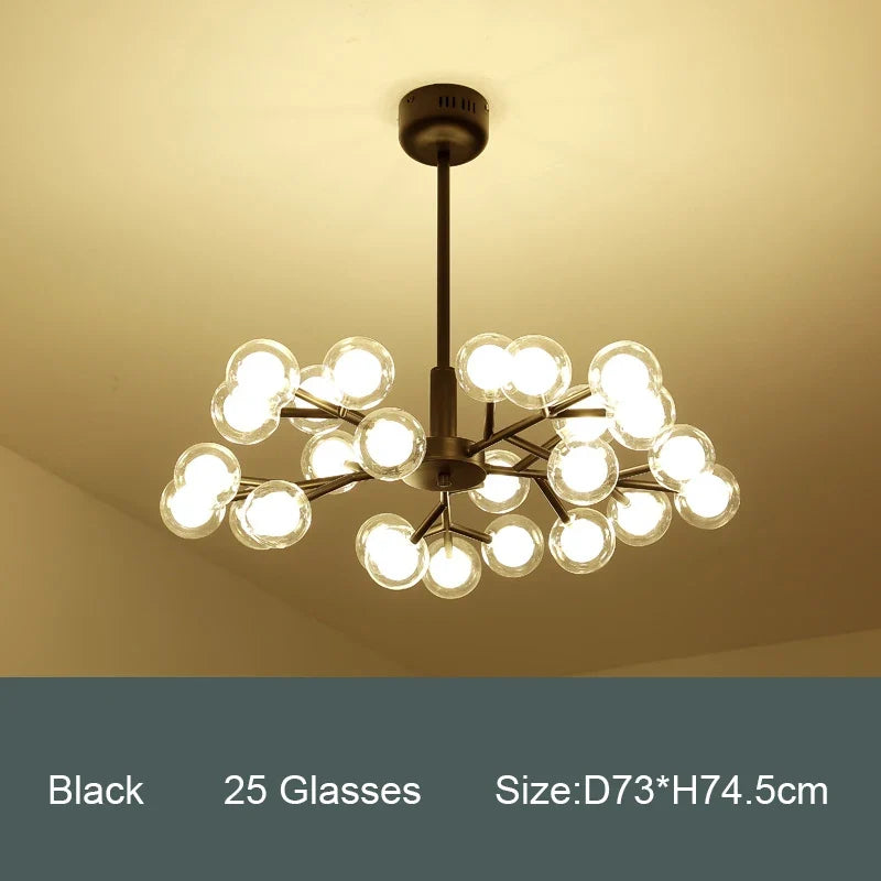 lustre moléculaire nordique design pour intérieur élégant