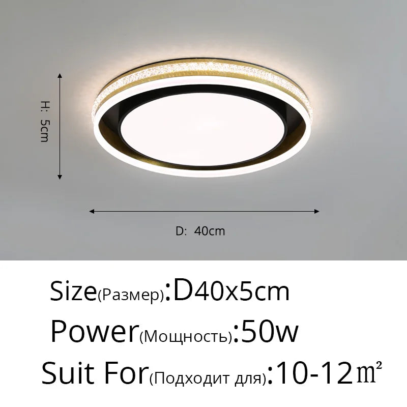 plafonnier led rond pour éclairage intérieur varié