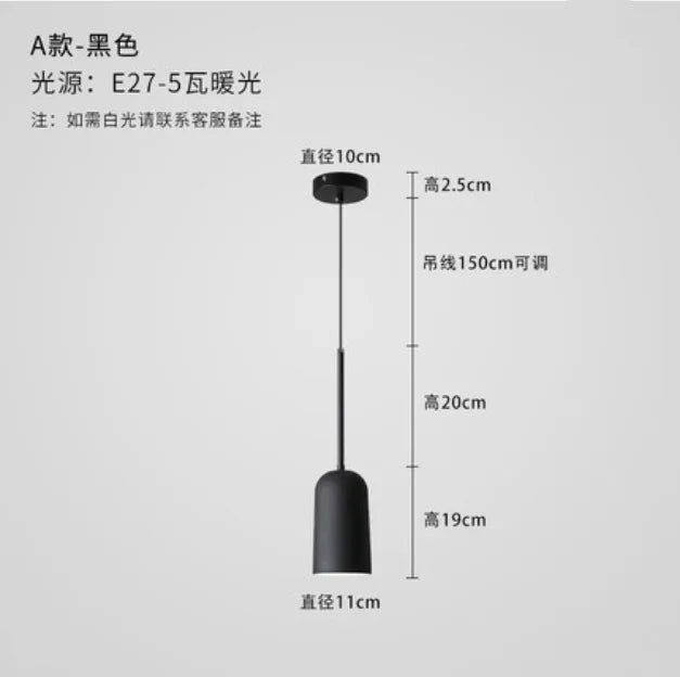 suspension nordique décorative pour éclairage créatif intérieur