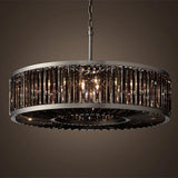lustre moderne vintage en cristal éclairage suspendu pour maison hôtel villa