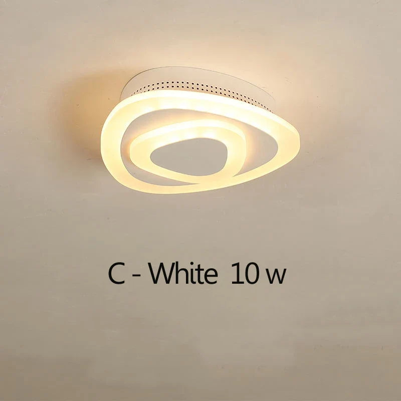 plafonnier led rond carré pour éclairage maison décoratif