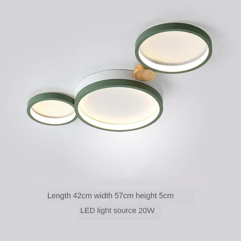 lustre nordique led pour salon café balcon vestiaire