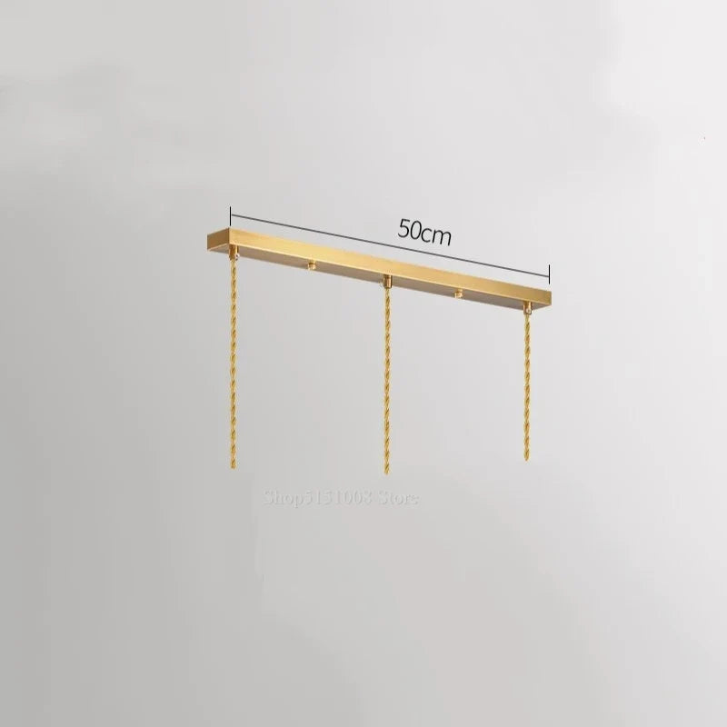 suspension LED en verre design moderne simpliste