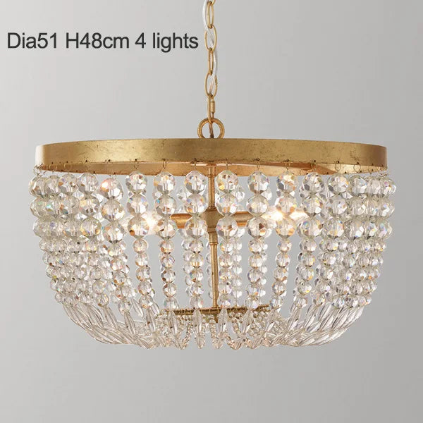 suspension vintage en cristal style industriel pour intérieur élégant