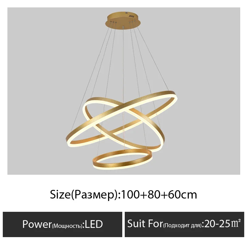 lustre moderne pour éclairage intérieur décoratif suspendu