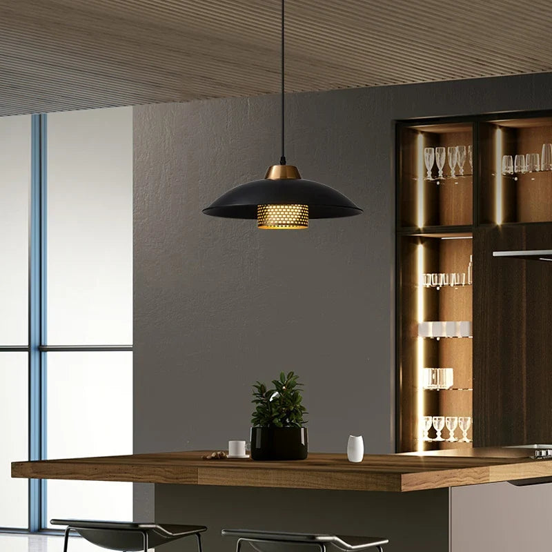 suspension en métal pour intérieur moderne et élégant