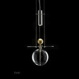 suspension en verre design nordique pour intérieur décoratif