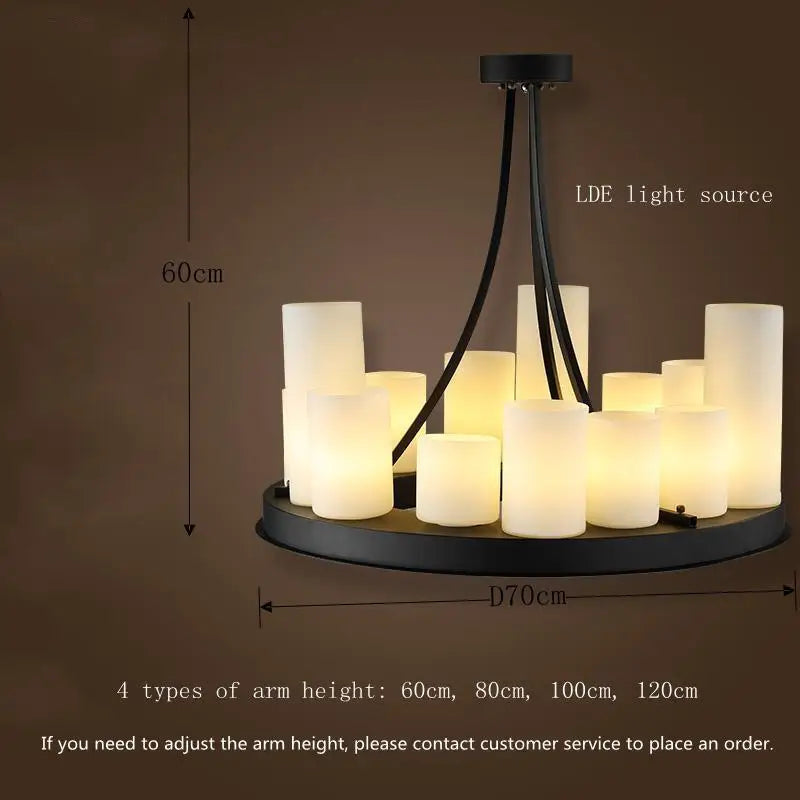 Nordique luxe salle à manger lustre intérieur salon table à manger lampes en verre simple cuisine île LED lustre éclairage