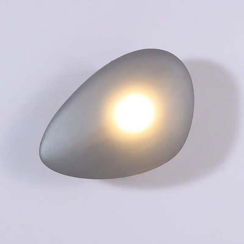 applique murale led galets verre moderne déco intérieur hotel couloir plafonnier éclairage
