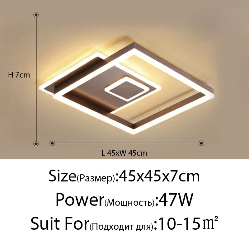 plafonnier led ultra fin pour décoration intérieure élégante