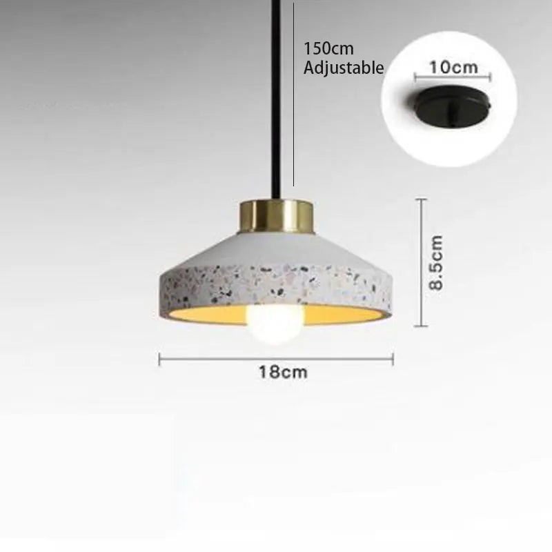 suspension vintage en ciment pour bar et café