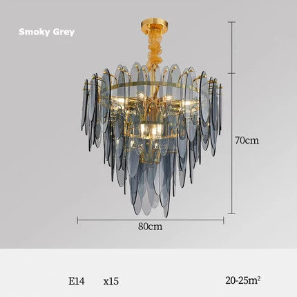 lustre led art déco en fer et verre design élégant pour éclairage moderne