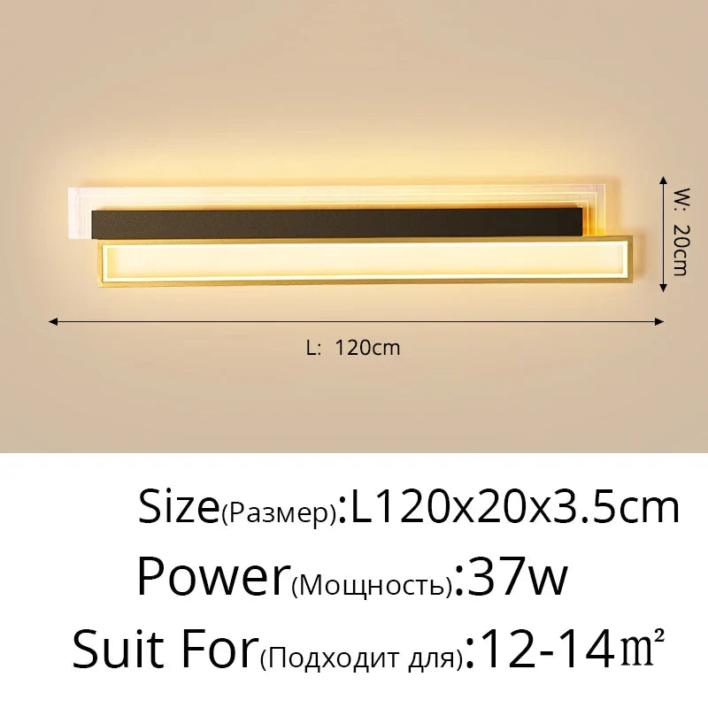 applique murale led moderne pour éclairage intérieur élégant