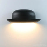 applique murale extérieure led nordique design chapeau de paille