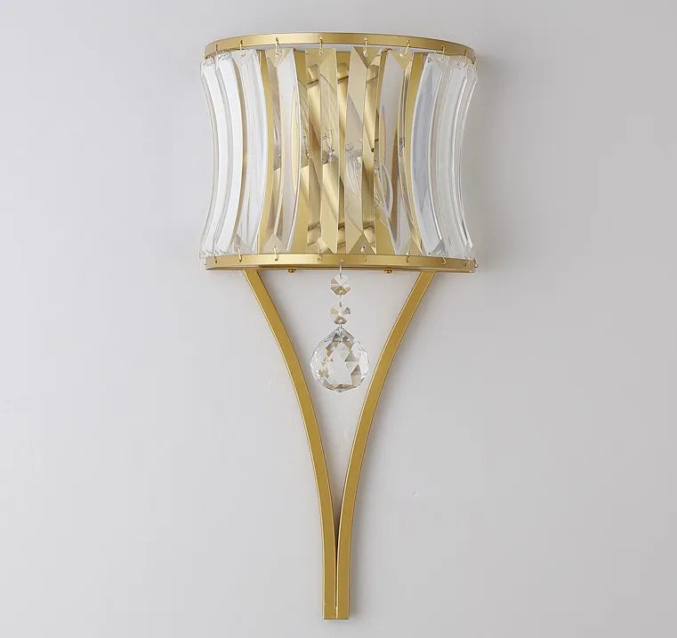 applique murale moderne en cristal pour un éclairage élégant