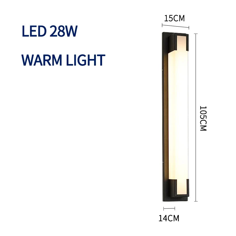 Applique extérieure LED IP65 mur extérieur porche balcon inox Garage lumière jardin terrasse cour éclairage étanche