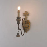 applique murale en bois et fer style vintage industriel