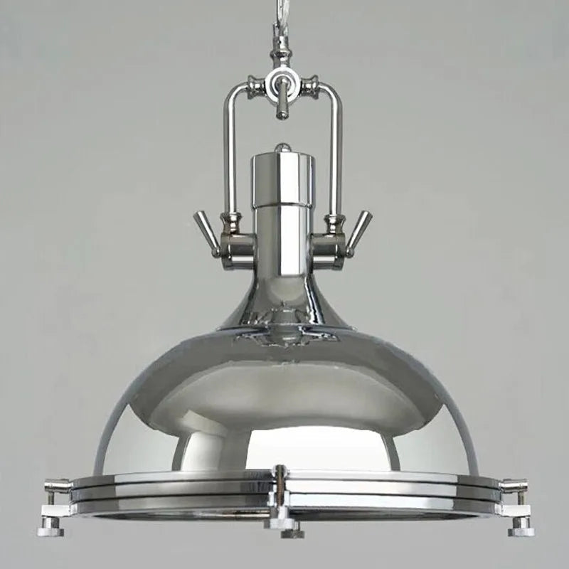 lustre industriel en fer style nordique pour cadeaux de nouvel an