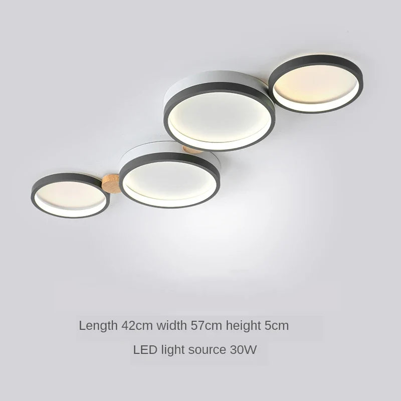 lustre nordique led pour salon café balcon vestiaire