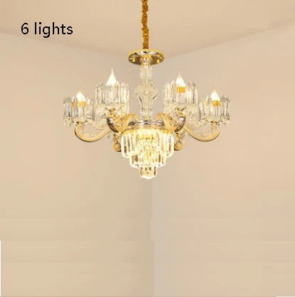lustre en cristal éclairage pour intérieur élégant et raffiné