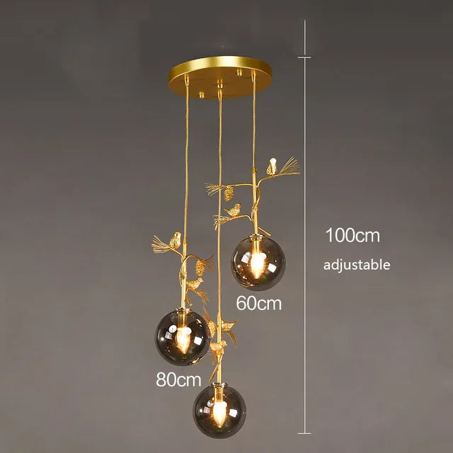 suspension en verre design moderne pour intérieur élégant