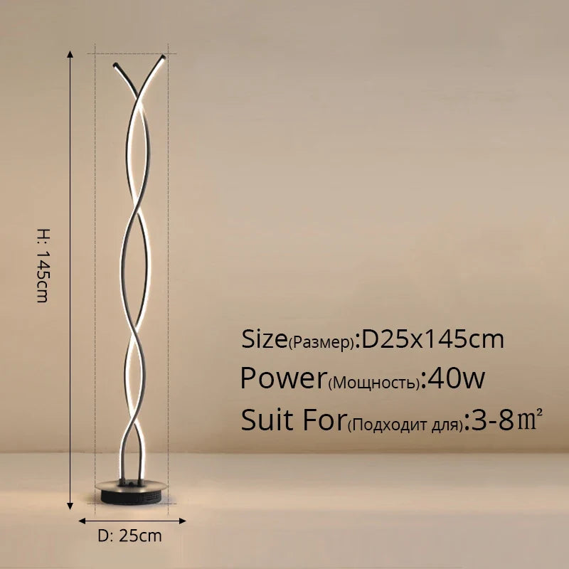 lampadaire design pour éclairage intérieur moderne et élégant