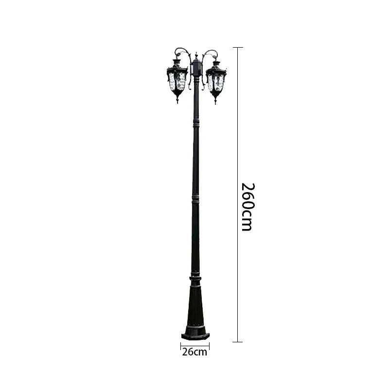 (H≈2.6M)Villa Home Outdoor Garden Light Park Community Landscape Street Project Lighting Street Lamp