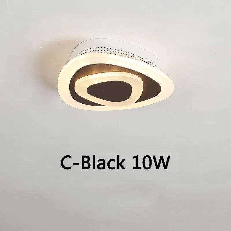 plafonnier led rond carré pour éclairage maison décoratif