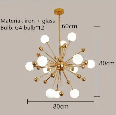 lustres modernes en cristal pour décoration romantique intérieure