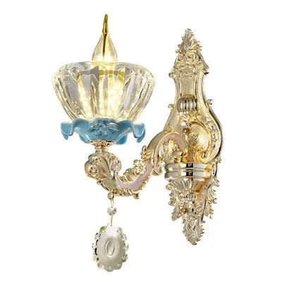 lustre en cristal moderne avec éclairage suspendu en métal