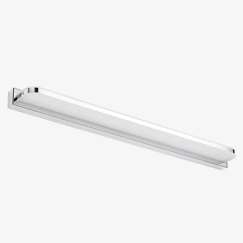 applique murale led en acier inoxydable pour salle de bain