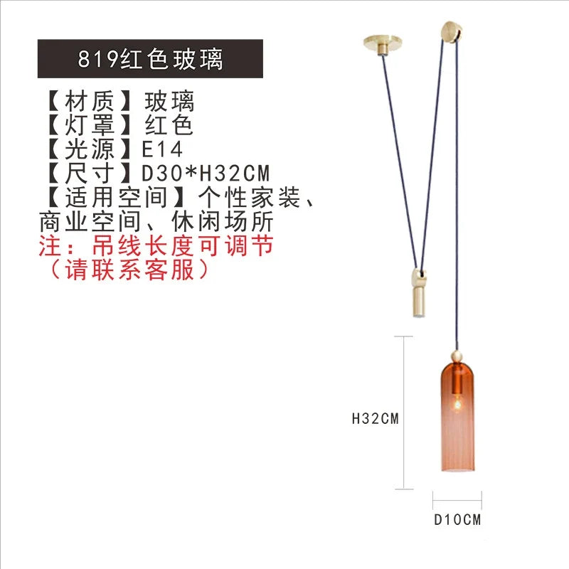 suspension en verre et métal pour décoration intérieure moderne