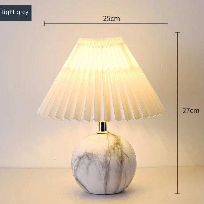 lampe de chevet moderne en céramique pour bureau et veilleuse créative