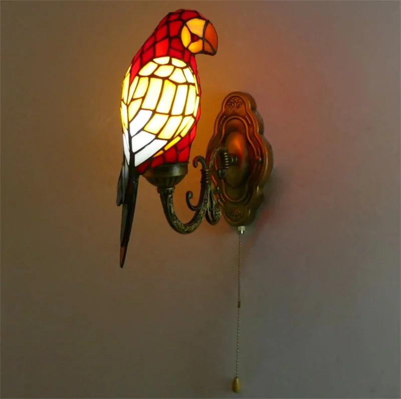 applique murale en verre coloré pour déco créative lumineuse