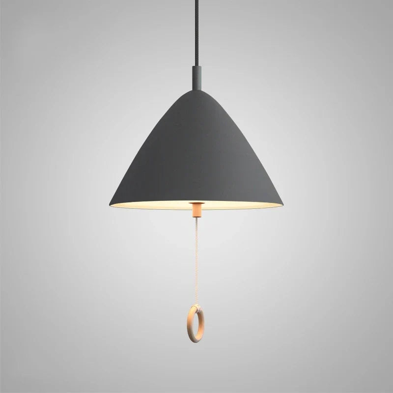 suspension design simple macaron avec interrupteur à tirer