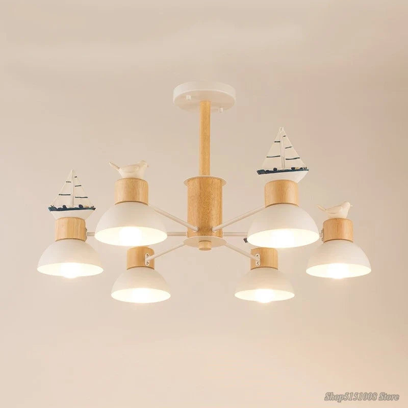 lustre nordique oiseau led simple moderne mini décor éclairage