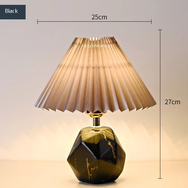lampe de chevet moderne en céramique pour bureau et veilleuse créative