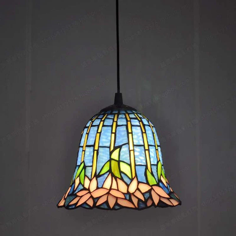 lustre antique européen style nénuphar tiffany pour restaurant et bar