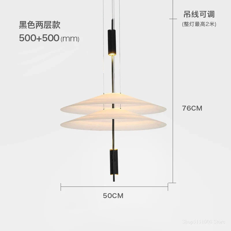 lustre moderne de flamant rose led pour décoration loft