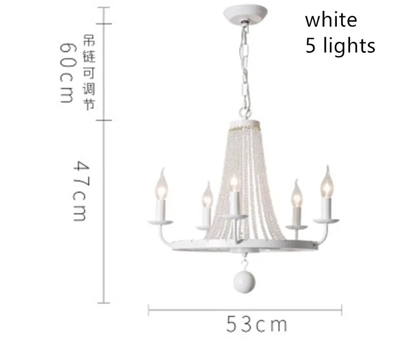 lustre vintage en cristal rétro pour café et bar