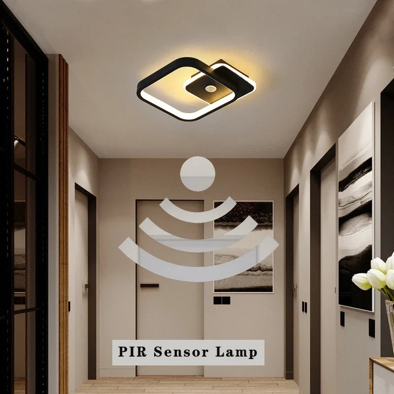 plafonnier led avec détecteur de mouvement pir idéal pour intérieur