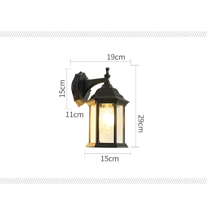 applique murale extérieure moderne pour jardin et terrasse