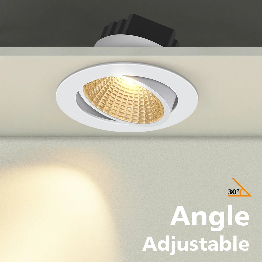 Spot Super lumineux encastré LED Dimmable Downlight COB