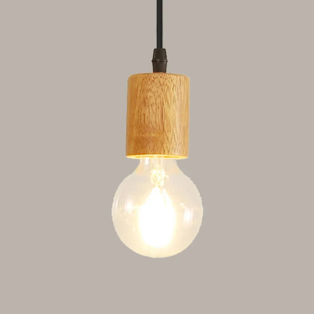 suspension Mengjay Vintage industriel rustique en bois