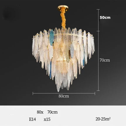 lustre led art déco en fer et verre design élégant pour éclairage moderne